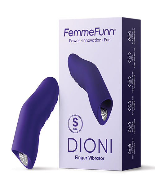 Femme Funn Dioni 穿戴手指振動 - 深紫色喜悅 Product Image.