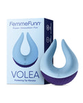 Femme Funn Volea：深紫色顫動尖端振動器