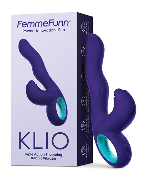 Femme Funn Klio Triple Action Rabbit: Triple Stimulation 🌟 Product Image.