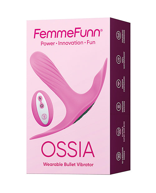 Femme Funn Ossia: Vibrador portátil verde oscuro - featured product image.