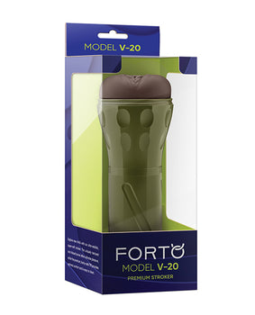 Forto Modelo V-20: Masturbador vaginal Dark Elegance - Featured Product Image