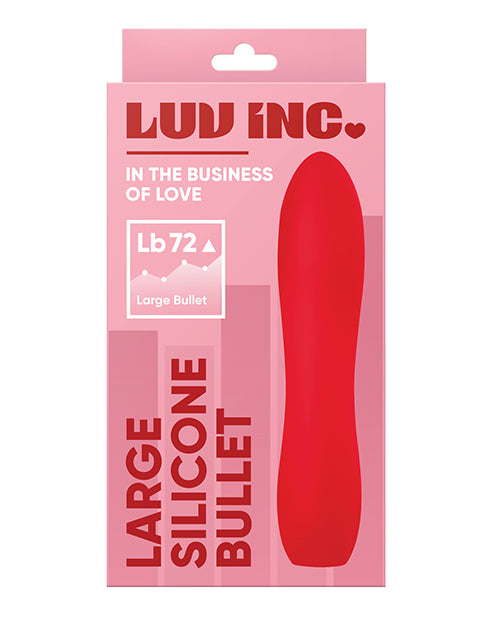 Luv Inc. Large Silicone Bullet - Coral - featured product image.