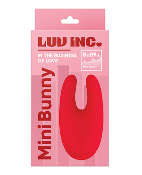 Luv Inc. Mini conejito en forma de U - Rojo (7 patrones de vibración, resistente al agua) - Featured Product Image