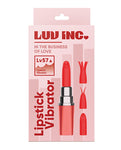 Luv Inc. Lipstick Vibrator with 3 Interchangeable Heads