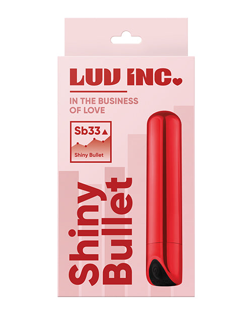 Luv Inc. Shiny Bullet: Pink Powerhouse - Stylish, Compact, Powerful Product Image.