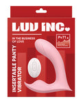 Luv Inc. Vibrador de bragas insertable: placer a medida mientras viaja