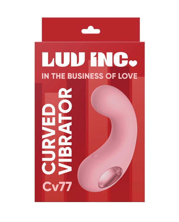 Vibrador Curvo Luv Inc.: Pink Pleasure Powerhouse Product Image.