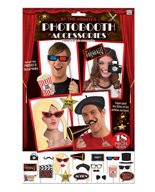 Hollywood Glamour Photo Booth Prop Kit Product Image.