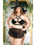 Under My Spell Seductive Black Lingerie Set