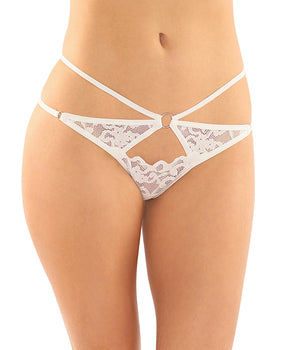 Jasmine Lace Thong with Front Keyhole Cut Out - Featured Product Image