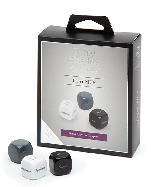 Fifty Shades of Grey Kinky Dice: Ultimate Sensory Experience - featured product image.