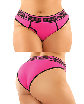 "Pussy Power Queen Size Lingerie Set in Pink/Black" - Featured Product Image