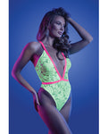 Neon Chartreuse Glow Spotlight Teddy