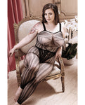 Enchanting Sheer In Your Dreams Bodysuit & High Waist Legging Set