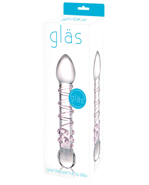 Glas Spiral Staircase Glass Dildo: Intense Stimulation & G-Spot Massage - featured product image.