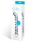 Glas Mr. Swirly 6.5 吋溫度玩具玻璃假陽具