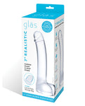 Glas 7" Realistic Curved Glass G-Spot Dildo: Ultimate Pleasure Awaits