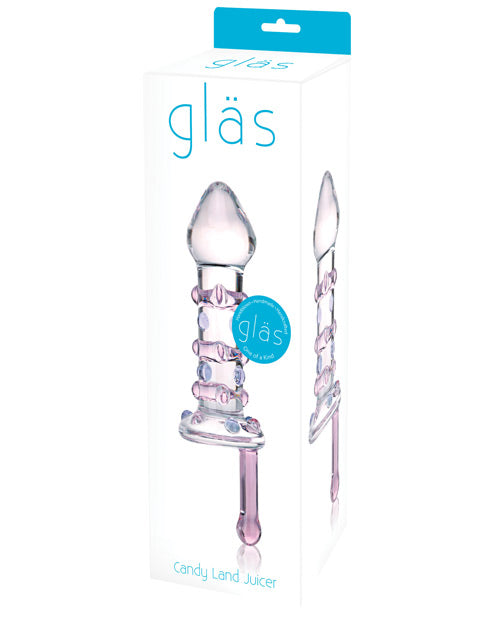Candy Land Juicer Glass Dildo - Twist Your Way to Bliss - featured product image.