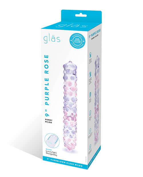 Glas Purple Rose 玻璃假陽具 - 強烈的快感體驗 - featured product image.