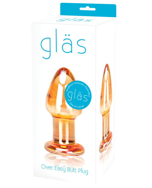 Glas Honey Hue Rotatable Glass Butt Plug - featured product image.