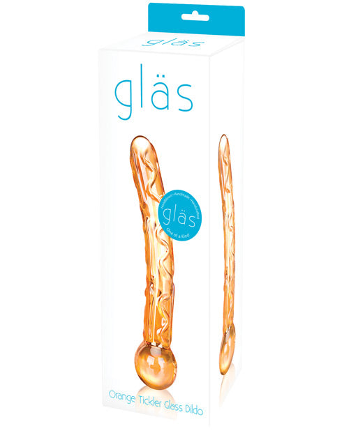 Glas Tickler Dildo - Orange - featured product image.