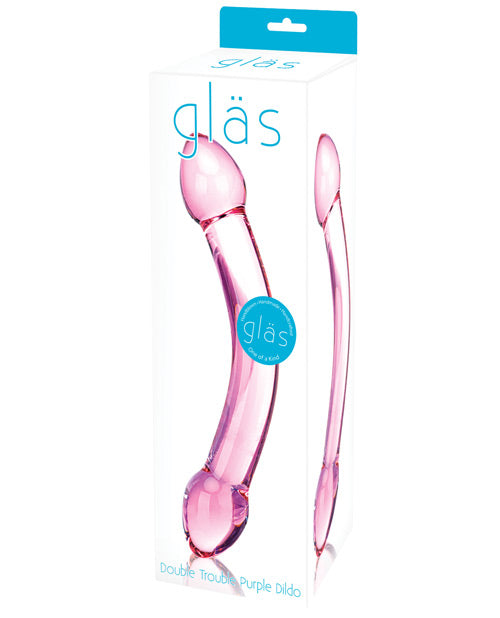 Shop for the Glas Double Trouble Glass Dildo: Shared Pleasure & Sensory Stimulation at My Ruby Lips