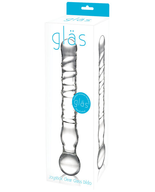 Glas Joystick Clear Glass Dildo: Ultimate Pleasure Awaits - featured product image.
