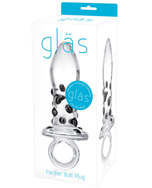 Shop for the Glas Pacifier Glass Butt Plug: Sensory Bliss at My Ruby Lips