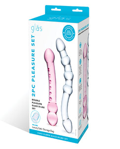 Glas Double Pleasure Glass Dildo Set: A Symphony of Sensuality