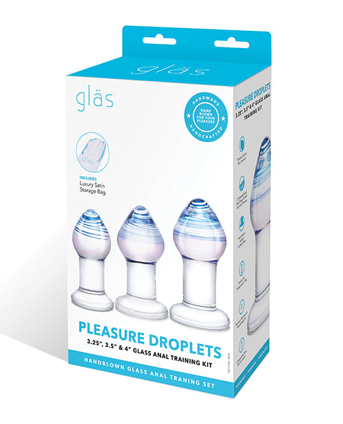 Kit de entrenamiento anal Glas Pleasure Droplets: un viaje hacia la intimidad de lujo - featured product image.