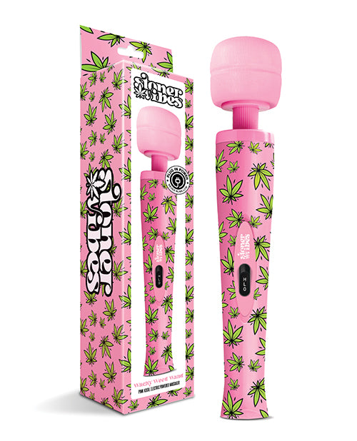 Stoner Vibes Pink Kush Wand Massager 🌿 - featured product image.