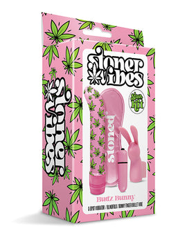 Stoner Vibes Budz Bunny Stash Kit - Rosa: Clase magistral de placer sensorial - Featured Product Image