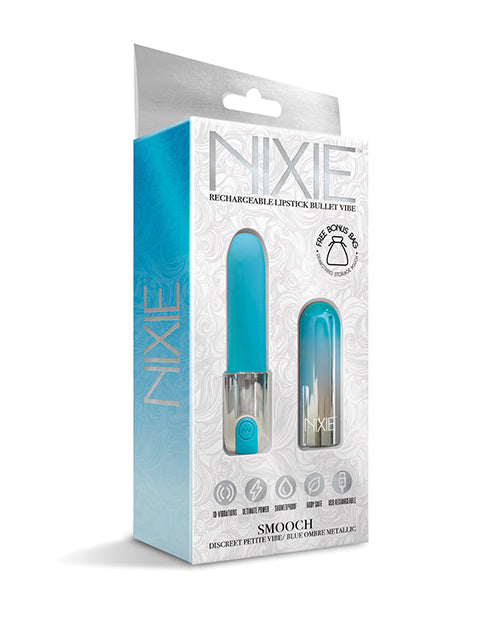 Nixie Smooch Lipstick Vibrator: Discreet Pleasure Anywhere Product Image.