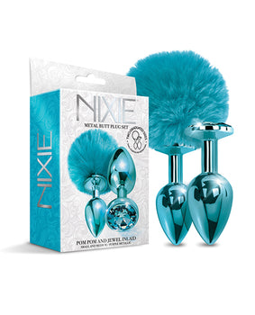 Juego de tapones anales metálicos Nixie: lujo elegante y versatilidad - Featured Product Image
