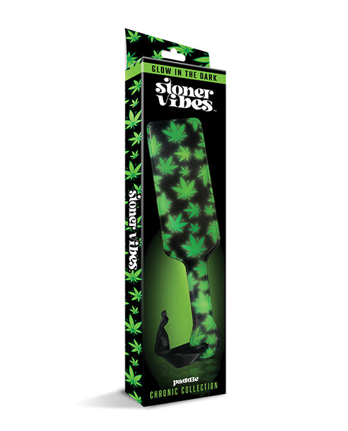 Stoner Vibes 在黑暗中發光大麻槳 - featured product image.