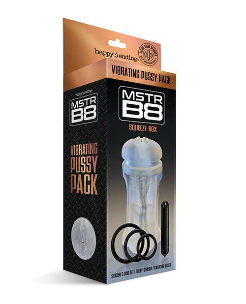 MSTR B8 Squeeze Vibrating Pussy Pack - Kit de placer definitivo 🌟 Product Image.