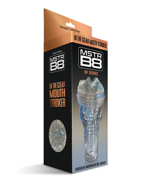 MSTR B8 Clear Mouth Stroker: experiencia de placer definitiva Product Image.