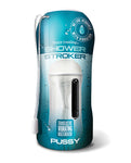 Clear Shower Stroker: Vibrating Pleasure Boost