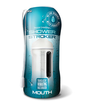 Clear Vibrating Shower Stroker: Intensifica tu placer 🚿 - Featured Product Image