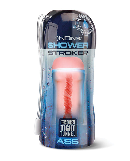 Culo Stroker de ducha activado por agua - Marfil - featured product image.