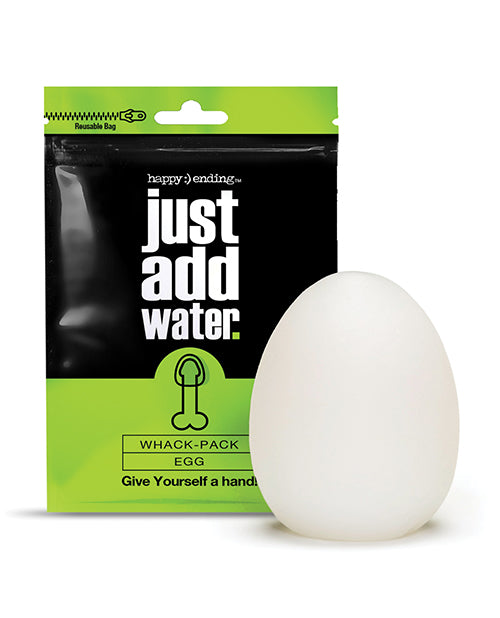 Just Add Water Whack Pack Egg: Revolutionary Self-Lubricating Stroker - featured product image.