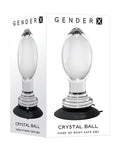 Crystal Ball Plug with Suction Cup - Clear