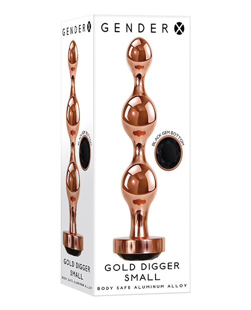 Gender X Gold Digger 中號手錶玫瑰金/黑色 - featured product image.