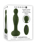 Gender X The General - Green: Dual-Motor Vibrations & Textured Stimulation