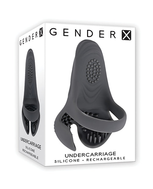 Gender X Undercarriage: Versatile Textured Vibrating Silicone Toy Product Image.