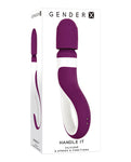 Gender X Handle It Wand: Ultimate Pleasure & Precision - Purple/White