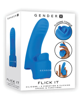Gender X Flick It - Blue: Ultimate Pleasure Powerhouse - Featured Product Image