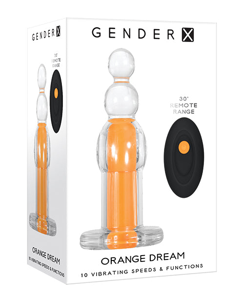 Gender X Orange Dream Vibrating Beaded Pleasure Toy Product Image.