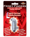Frisky Finger Light Up Vibrating Bullet