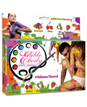 Hott Products Edible Body Play Paints Kit - Flavourful Intimate Fun - Featured Product Image